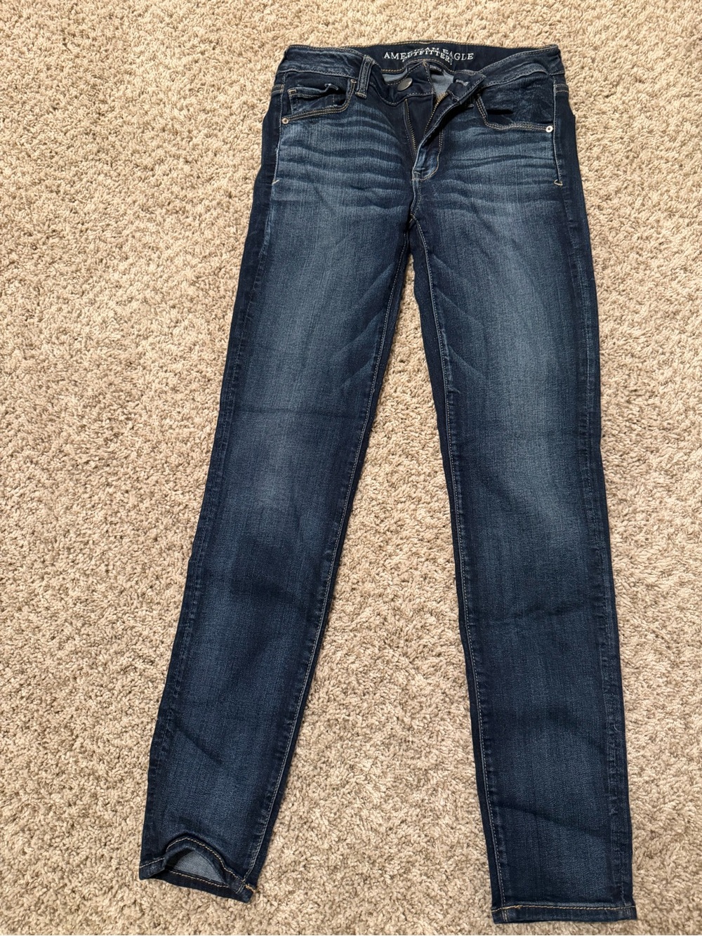 American Eagle Outfitters Dark Blue Skinny Jeans